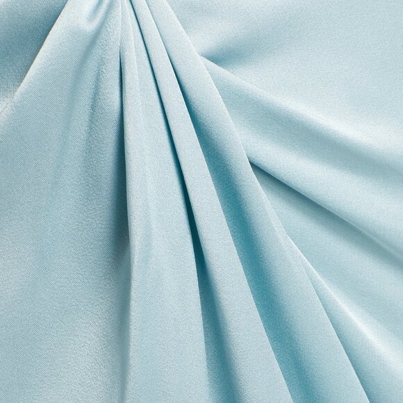 LaPointe Satin Open-Back Maxi Dress, blue, new with tag - Picture 5 of 5